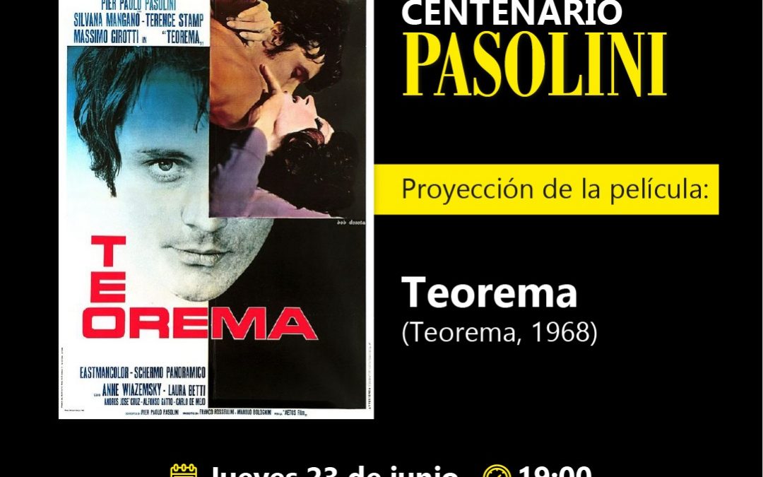 Hoy proyectan “Teorema”, última película en ciclo de cine italiano