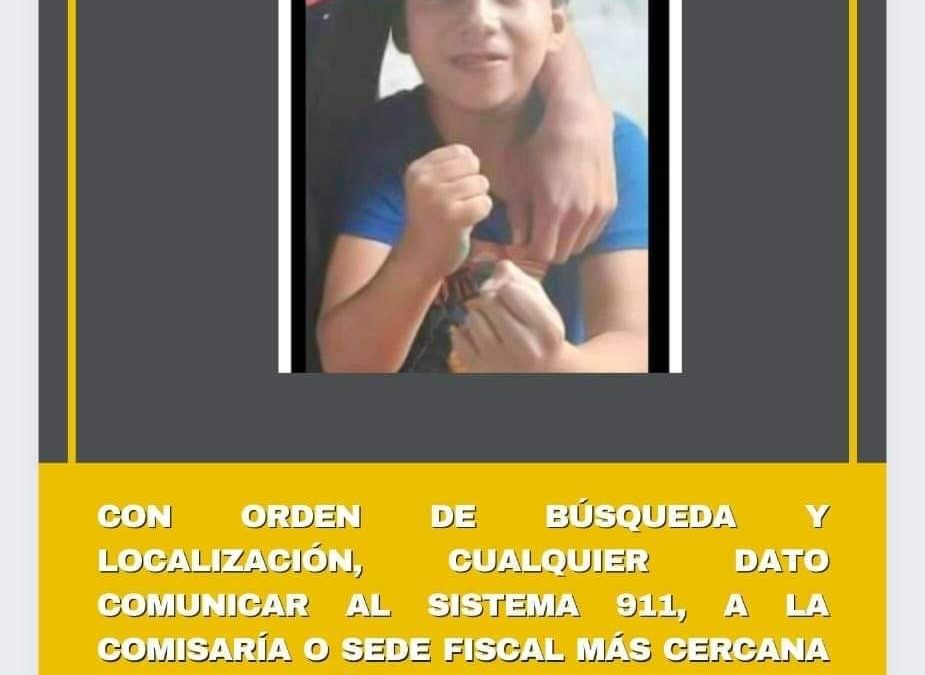 Sigue búsqueda de niño con epilepsia desaparecido en barrio Obrero