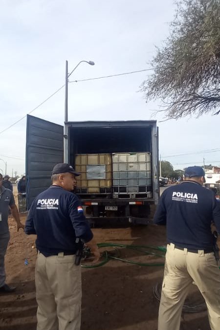 Decomisan 3.500 litros de combustible ilegal en Vista Alegre