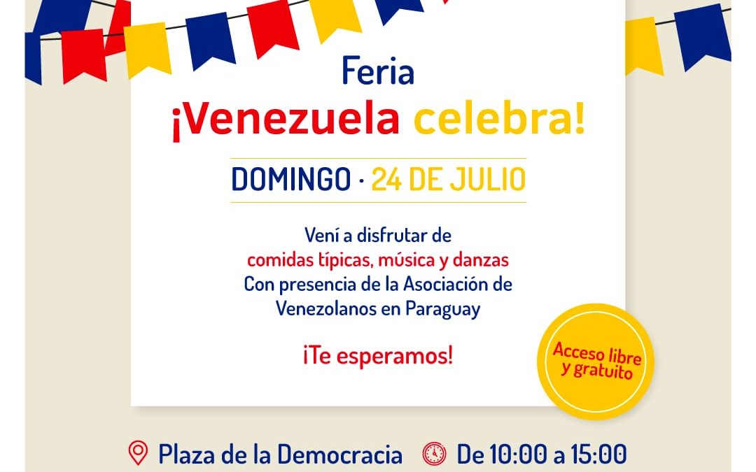 Comunidad venezolana invita a feria gastronómica en Asunción