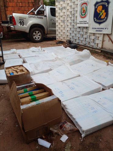 Pedro Juan Caballero: Allanan vivienda “desocupada” y encuentran más de 430 kilos de marihuana