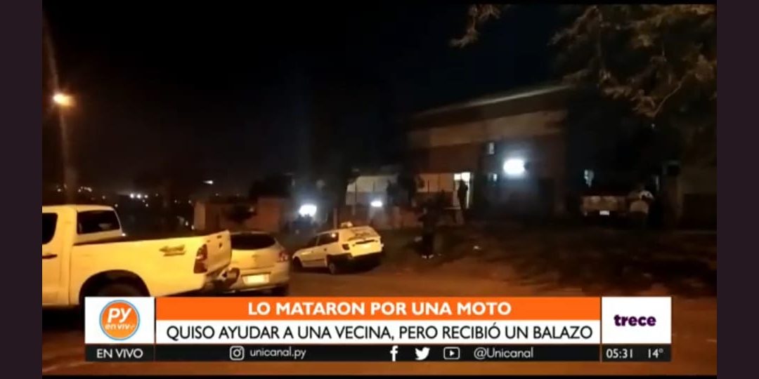 Intentó defender a su vecina de motochorros, pero fue asesinado de un balazo