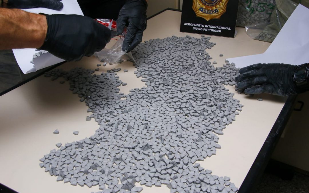 Senad incautó más de 9.500 dosis de éxtasis provenientes de Alemania