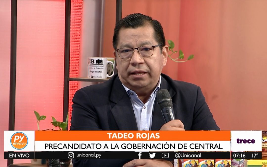 “Gestión y transparencia”: Tadeo Rojas aspira a transformar Central