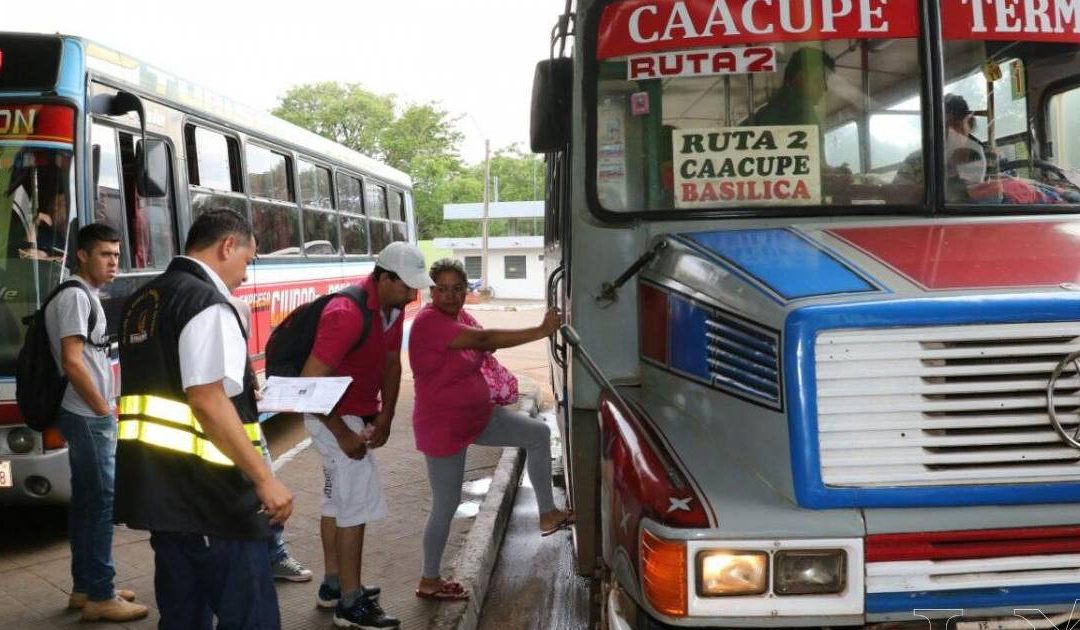 Liberan horario de buses por festividad de Caacupé