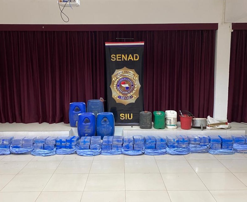 Misiones: cocaína incautada en pista clandestina tenía como destino Argentina