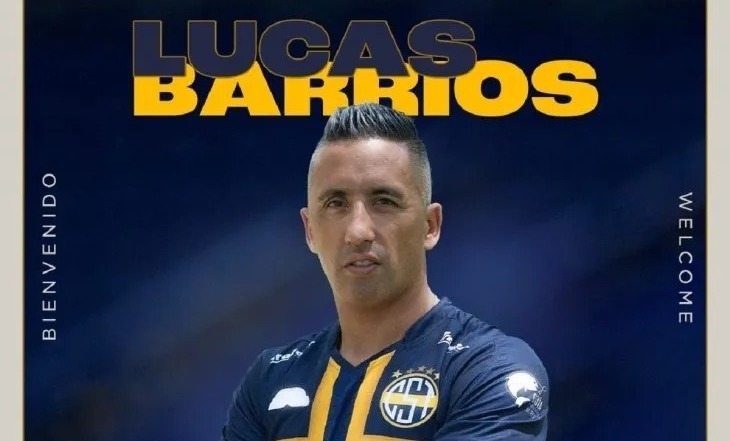 ¡Con un emotivo video, Lucas Barrios fue presentado en Trinidense!
