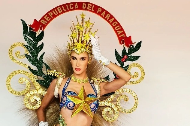 ¡Leah se lució con su traje típico en la preliminar de Miss Universo!