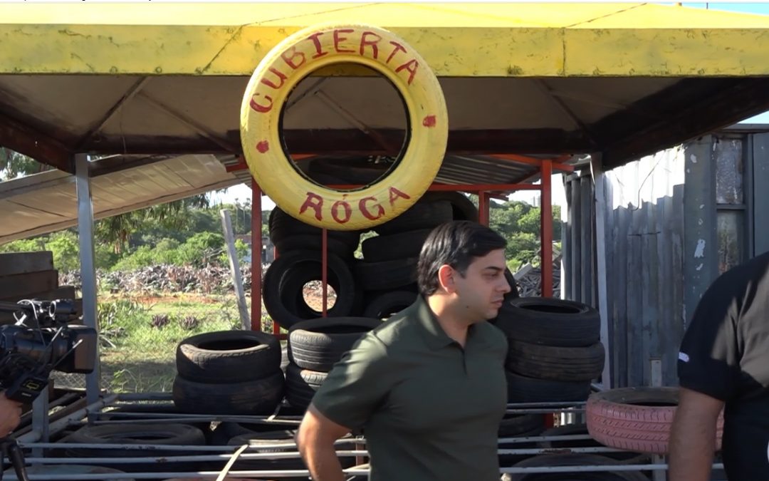 ¡No los quemes, recíclalos! Proyecto de recolección de neumáticos usados