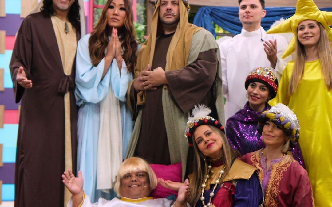 ¡Conductores protagonizaron pesebre viviente en Será Un Gran Día!