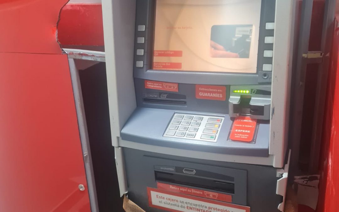 Pirapó: reportan nuevo intento de robo de cajero automático