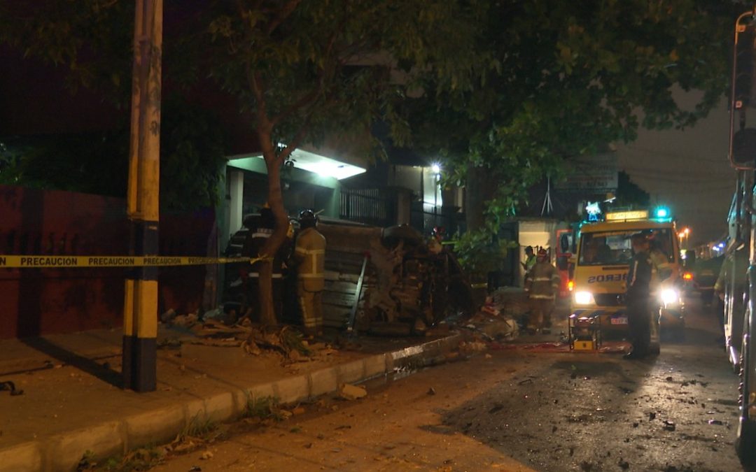 Jóvenes pierden la vida tras grave accidente de tránsito en Luque