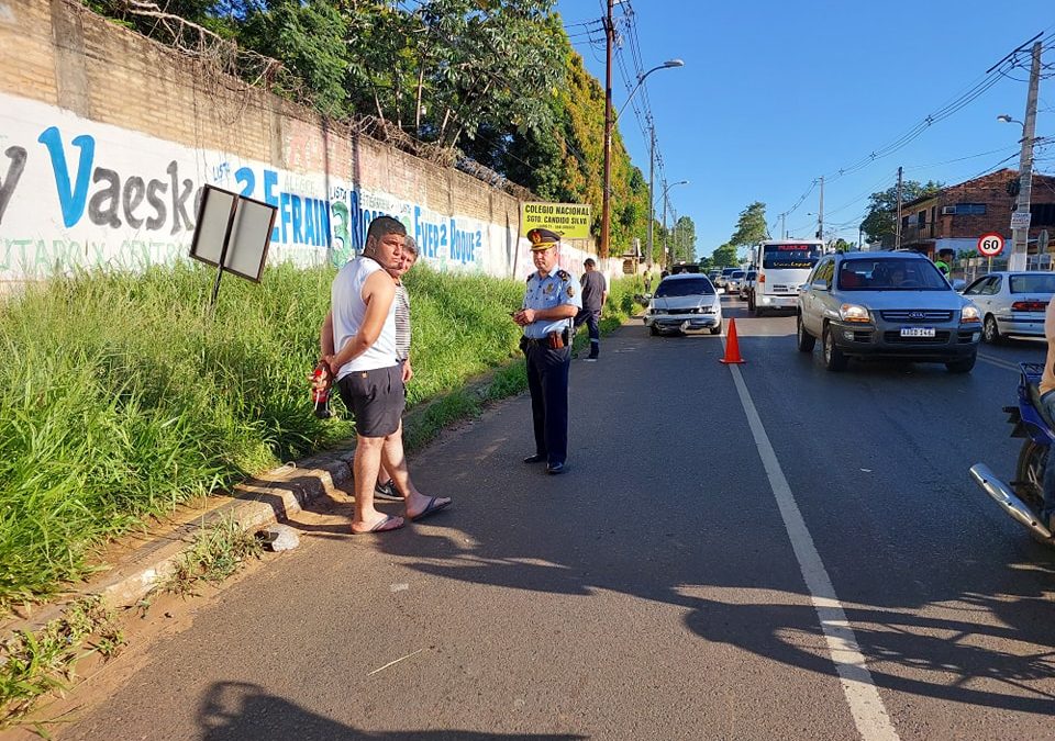 Grave accidente en San Lorenzo se cobra la vida de un agente lince
