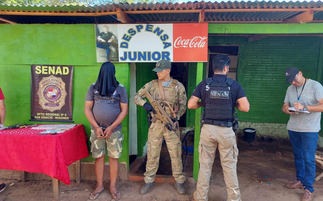 Cae peligroso distribuidor de drogas en Misiones