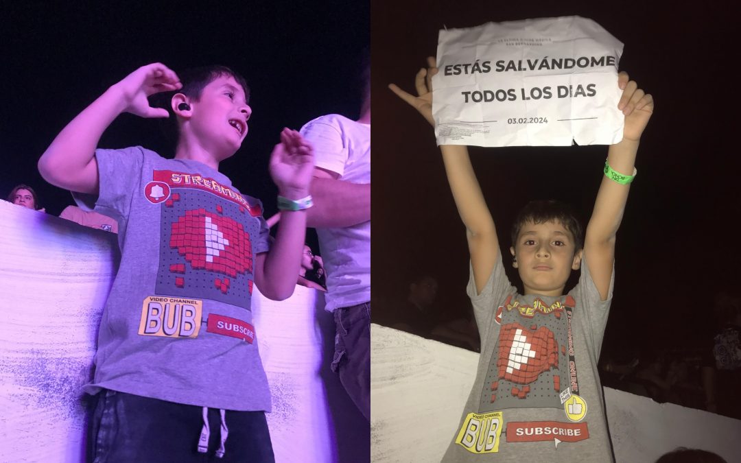 ¡Su noche mágica! Niño enternece las redes por su reacción en concierto de Tan Biónica