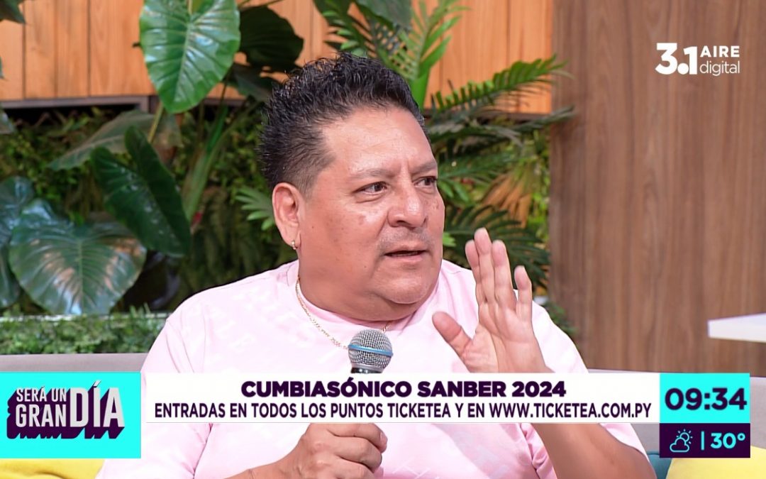 ¡Vocalista de Los Ángeles de Charly invita al Cumbiasónico este domingo en Sanber!
