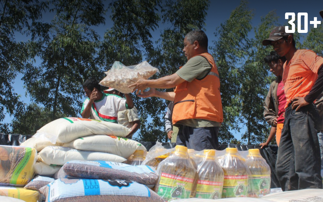 Avanza envío de ayuda humanitaria a zonas aisladas por inundaciones en Bahía Negra