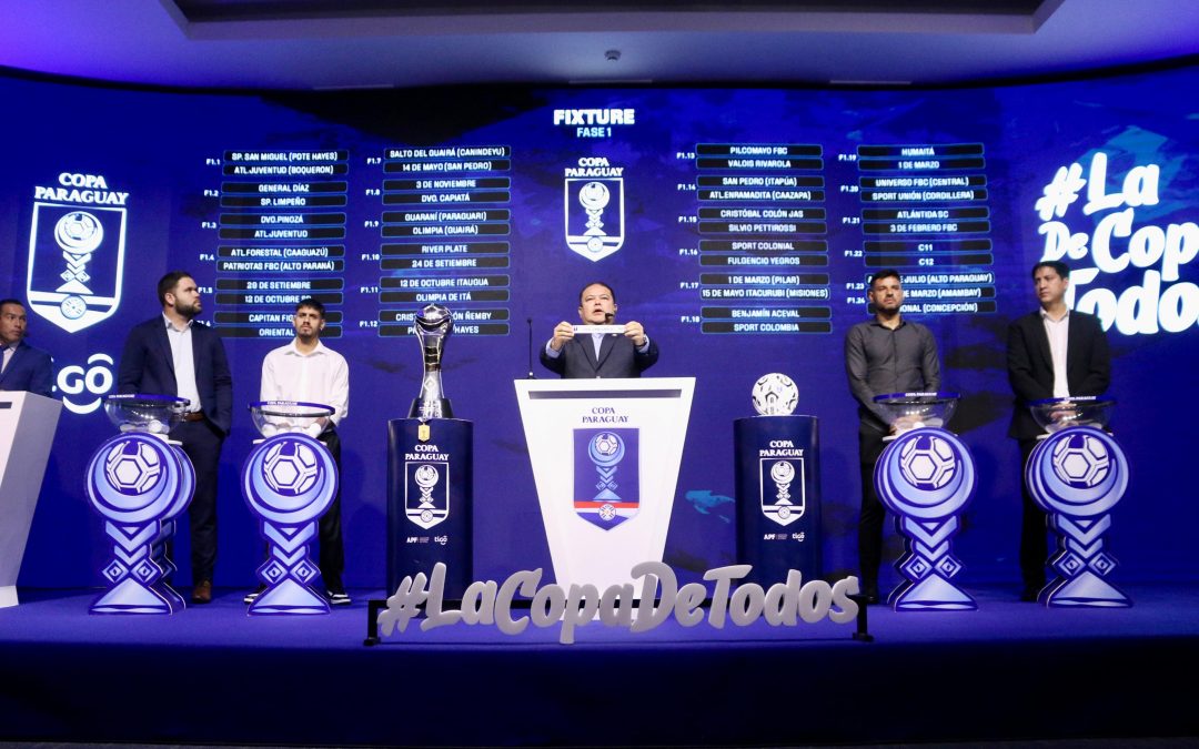Itinerario definido para equipos que buscarán levantar la Copa Paraguay 2024