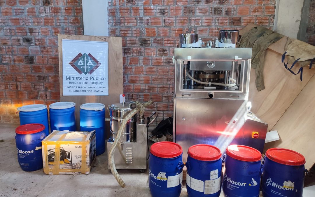 Autoridades intervienen y desmantelan presunto laboratorio de éxtasis en Itapúa