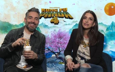 Omar Chaparro y Verónica Toussaint hablan de Kung Fu Panda 4 en entrevista exclusiva con Lu Sapena