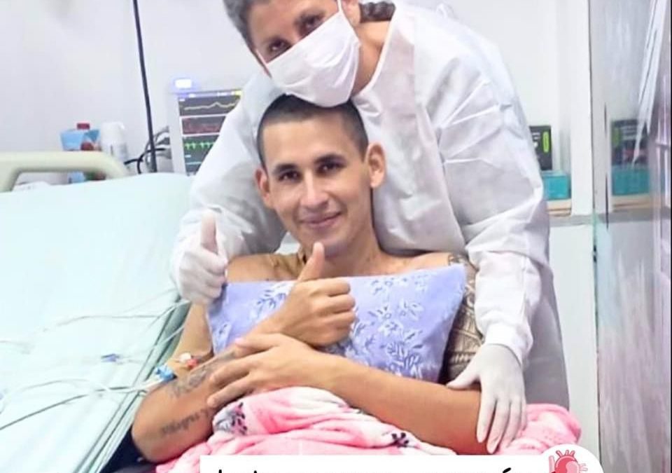 Apareció un ángel para William y en su pecho ya late un nuevo corazón