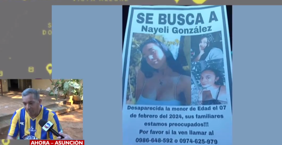 Guairá: preocupación creciente a un mes de la desaparición de Nayelí González 