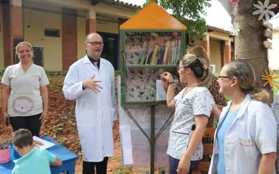 Hospital de Clínicas: inauguran espacio para promover la lectura en el día del libro