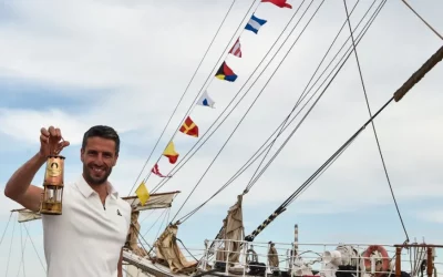 Llama olímpica ya se dirige a Francia en el velero ‘Belem’ para los JJ.OO.