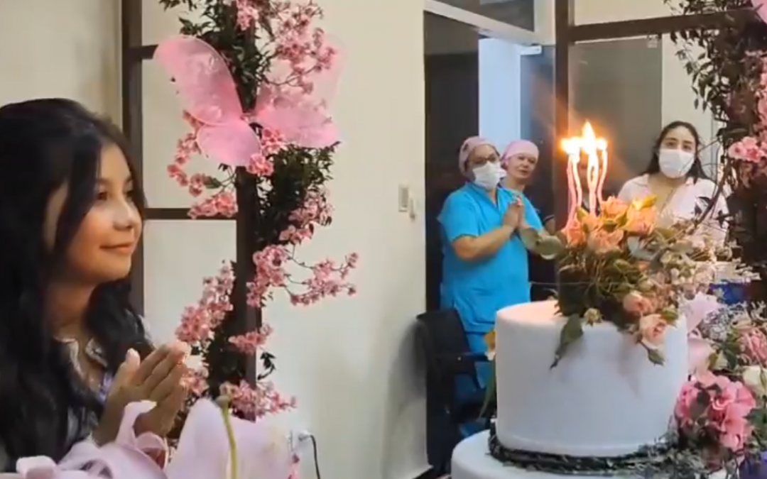 ¡Sé un donante, sé un héroe!: joven festeja sus 15 años esperando a su ángel donante