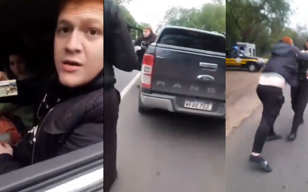 Tras ser demorado, conductor agredió a inspector de la Caminera