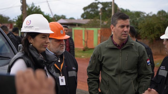 Presidente Peña verifica avance de obras viales en Concepción