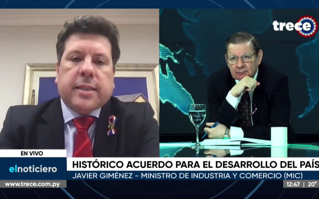 Ministro asegura que acuerdo con Brasil beneficiará a la industria y el comercio