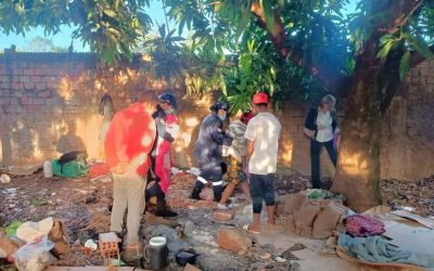 Menor indígena dio a luz sobre un cartón en un baldío en San Alberto