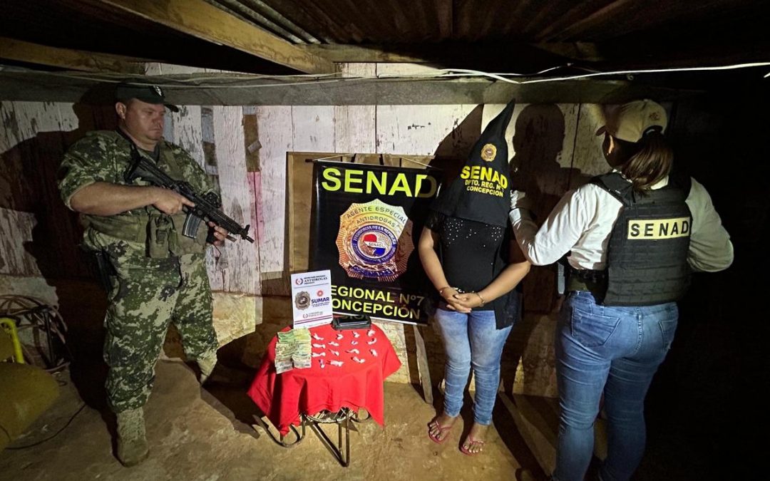 Concepción: mujer fue detenida por presunta distribución de cocaína en su vivienda