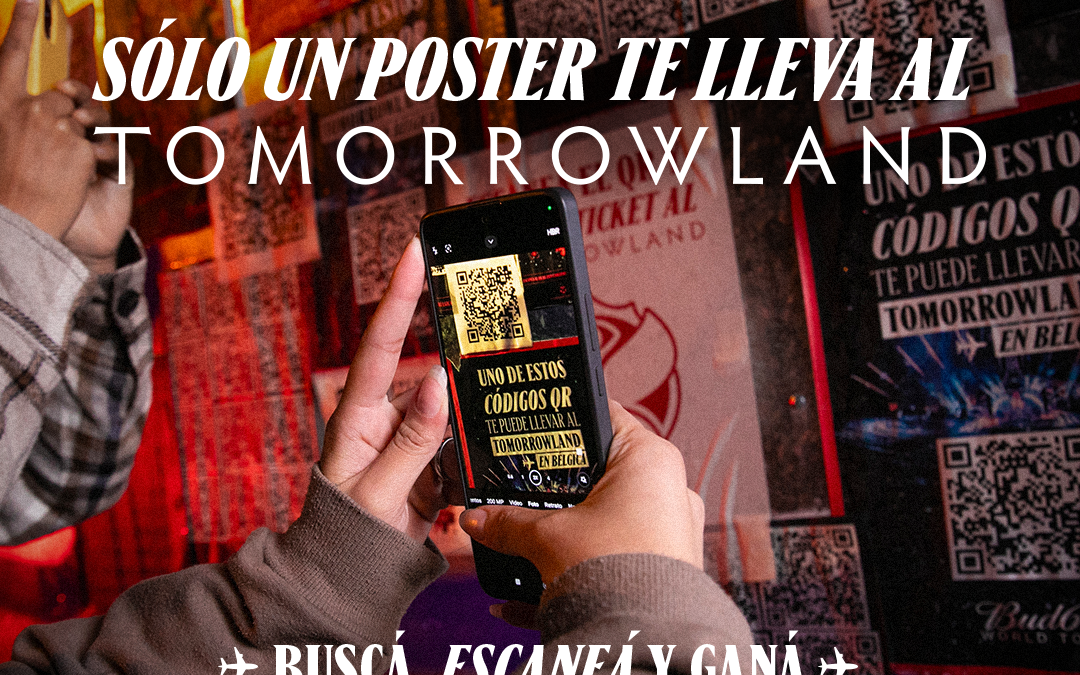 ¡BUD66 Revoluciona Asunción! Encontrá el poster ganador y viajá a Tomorrowland Bélgica