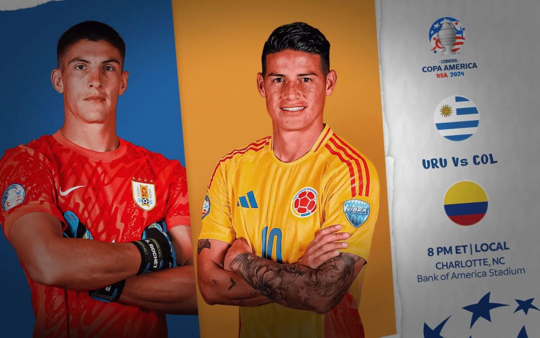 Uruguay y Colombia se enfrentan hoy por el último boleto a la final