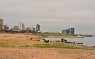 Reportan nivel crítico histórico del río Paraguay