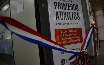 Municipalidad de Asunción habilitó sala de capacitaciones para primeros auxilios viales