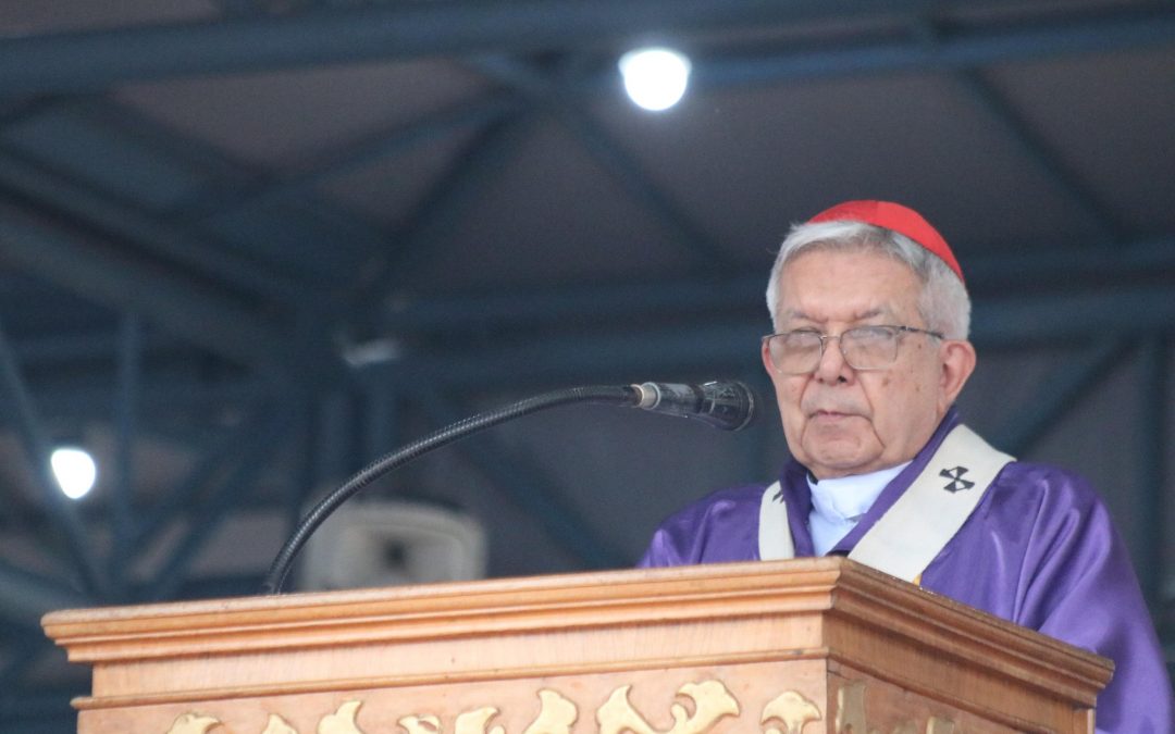 Cardenal pide trabajar por una sociedad más justa y equitativa