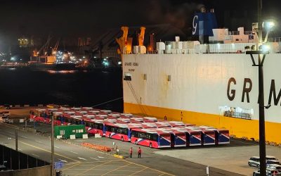 Taiwán envía 30 buses eléctricos a Paraguay: prevén llegada para febrero