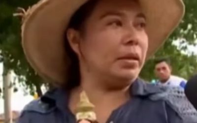 Caacupé: de rodillas, mujer llega hasta la Basílica para agradecer a la Virgen