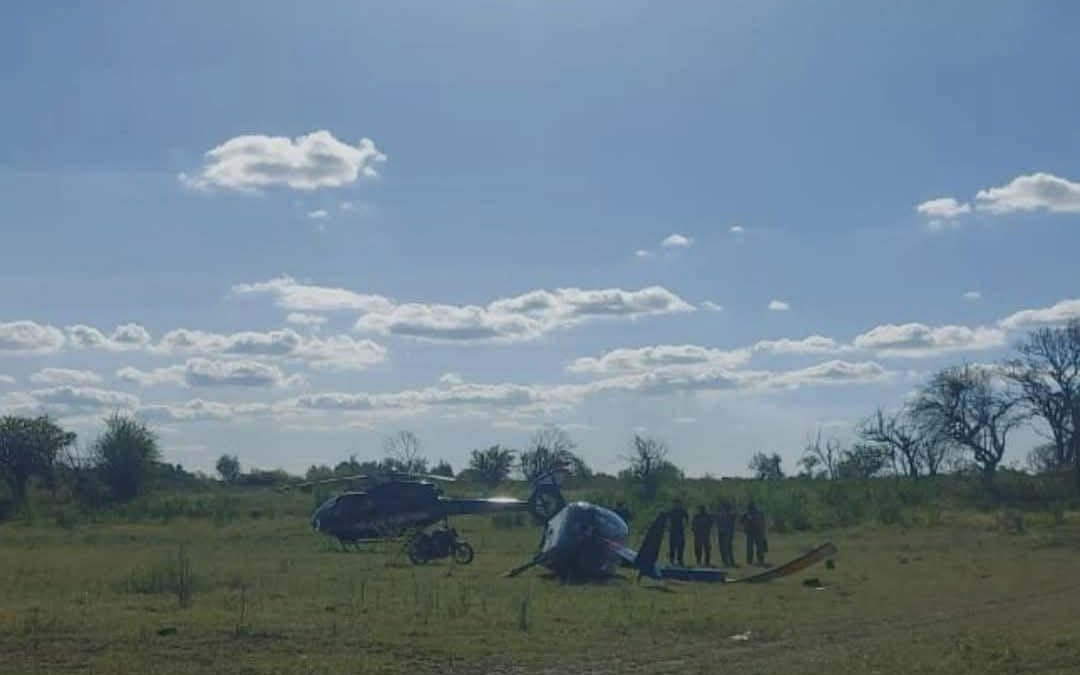 Presidente Hayes: cae helicóptero de la Policía Nacional
