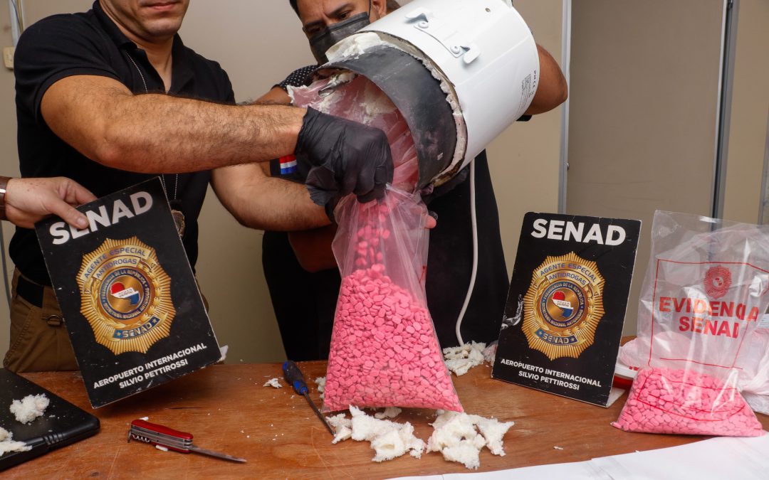 Silvio Pettirossi: incautan casi 8 mil dosis de éxtasis procedentes de Alemania