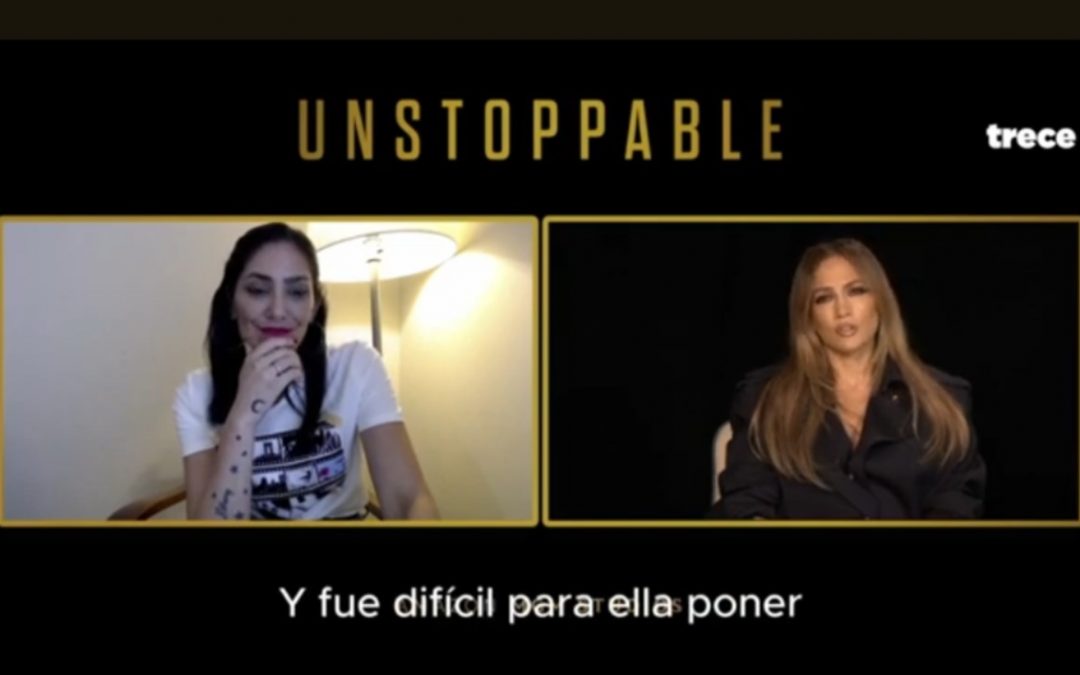 ¡Lu Sapena tuvo el privilegio de entrevistar a Jennifer López!