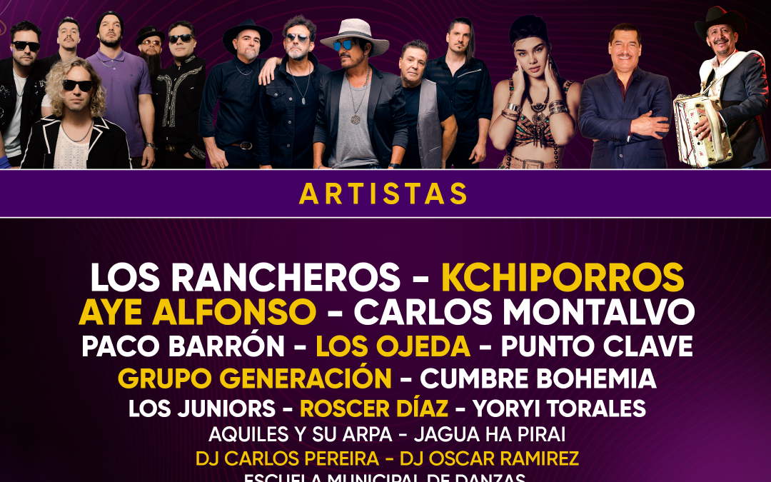 Festival Ykua Bolaños: llega la edición XXXIV del festival más grande del país