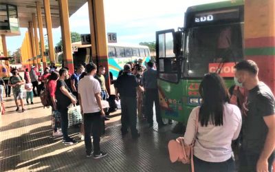 Regularizan el servicio de buses de larga distancia en la terminal