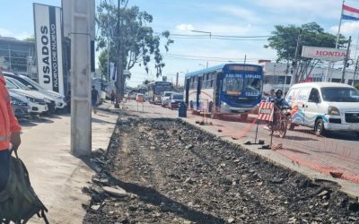 Eusebio Ayala: temporalmente, eliminan giro a la izquierda frente a la SND