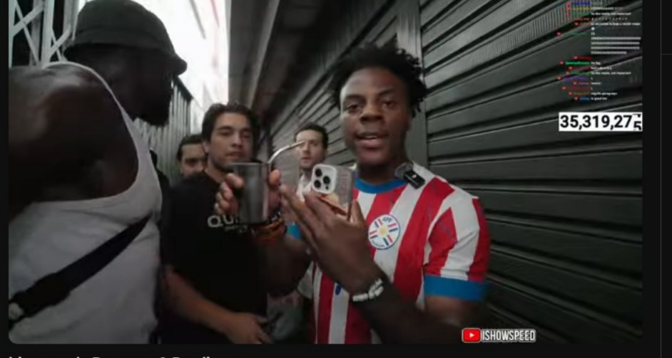 Speed llegó a Paraguay, donde probó tereré, chipa y hasta se paseó en un motocarro