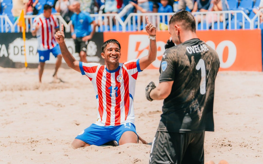 Los Pynandi tumban a la campeona Brasil en la Copa América de fútbol playa