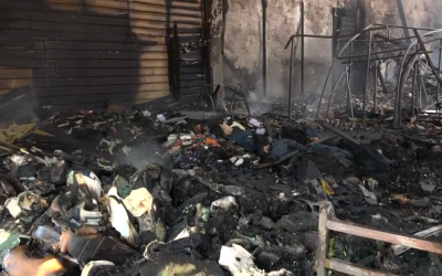 Bomberos lograron controlar el incendio en Fernando de la Mora